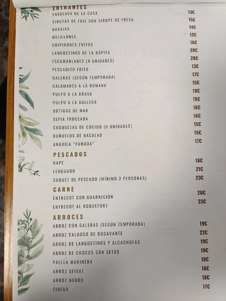 Menu_Restaurant La Ribera_Sant Carles de la Ràpita_immagine_2