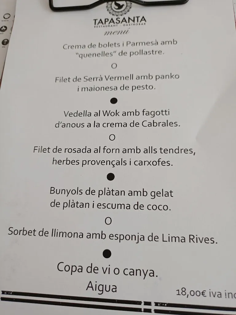 Menu_Tapasanta_Sant Carles de la Ràpita_image_2