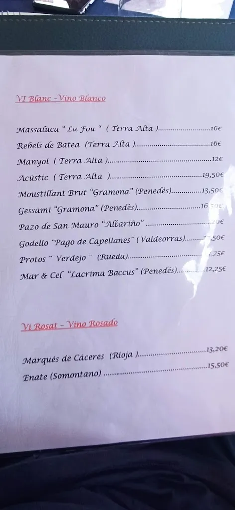 Menu_Restaurant les Palmeres_Sant Carles de la Ràpita_image_2
