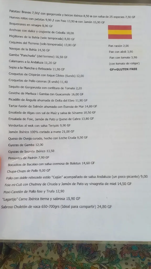 Menu_Juanita's Gastro_Sant Carles de la Ràpita_image_1