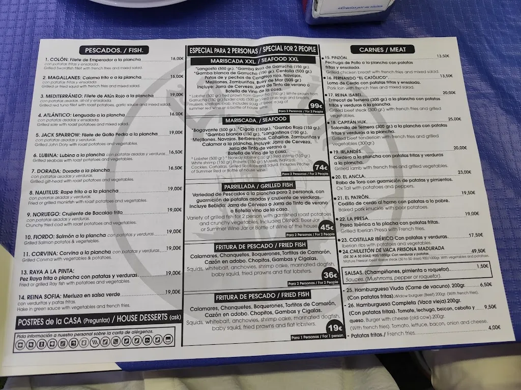 Menu_La Pinta Restaurante_Garrucha_image_2