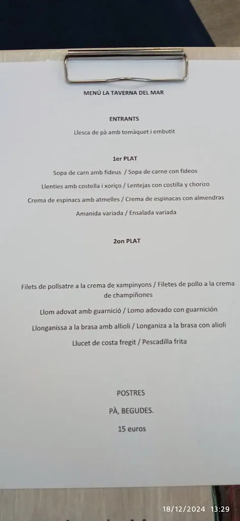 Menu_Taverna del Mar_Sant Carles de la Ràpita_image_3