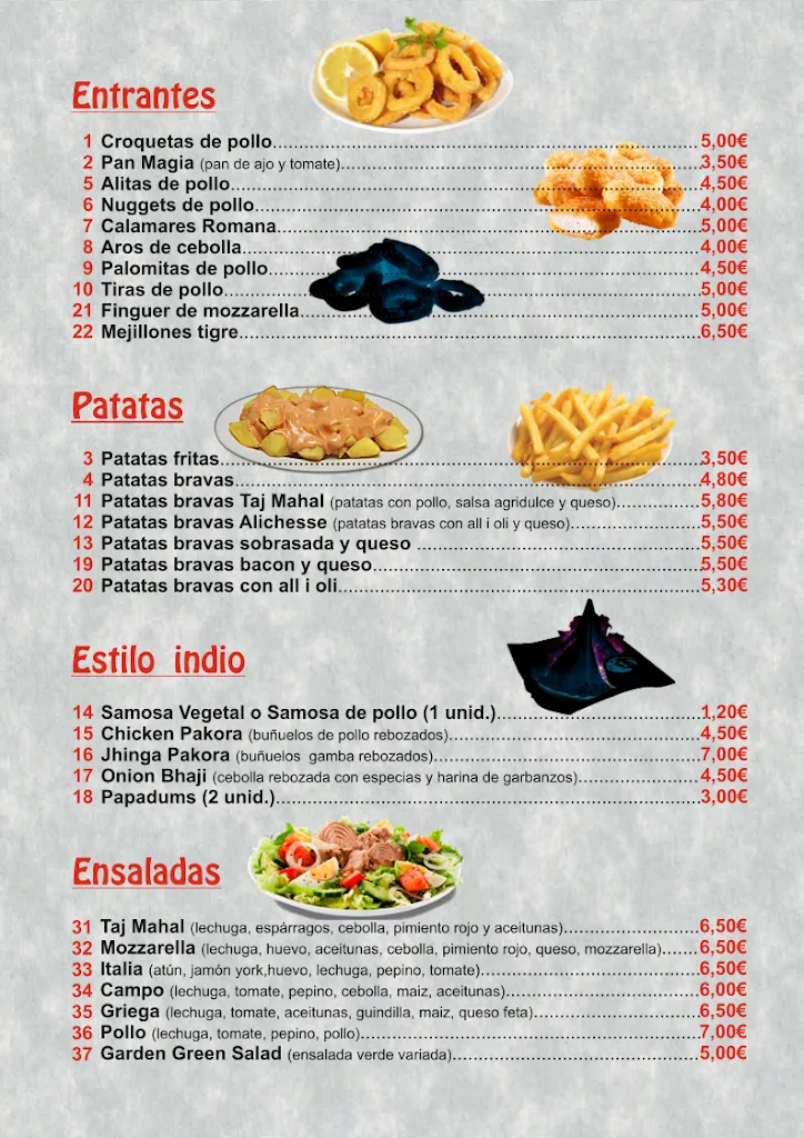 Menu_Taj Mahal Restaurant_Sant Carles de la Ràpita_immagine_3