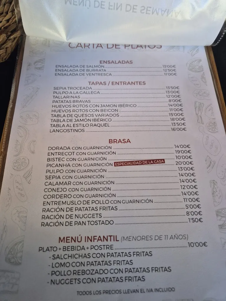 Menu_BRASERIA CAFETERIA RAQUEL_Sant Carles de la Ràpita_image_2