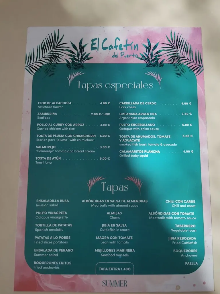 Mat Walls_El Cafetín Del Puerto_Garrucha_review