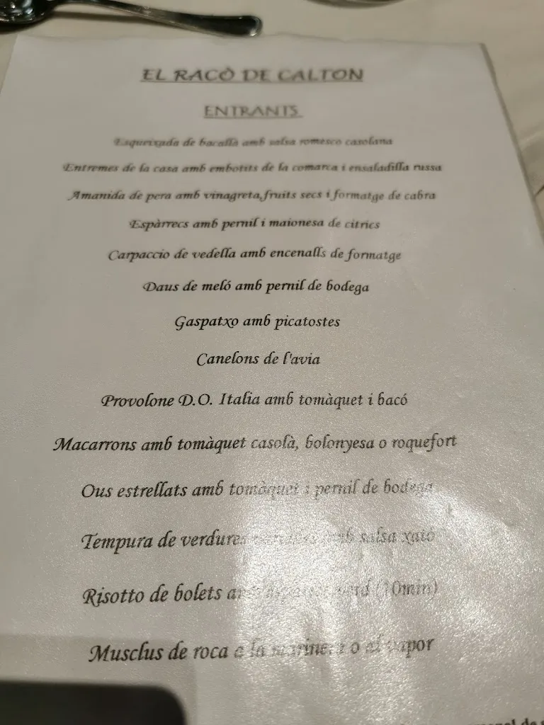 Menu_El Racó de Cal Ton_Santa Coloma de Queralt_image_4