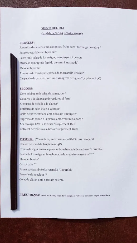 Menu_Restaurant labarbacana_Santa Coloma de Queralt_image_2