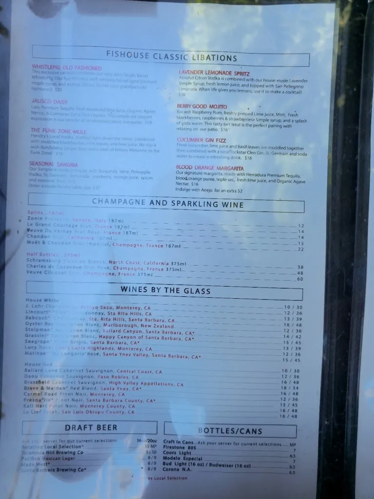 Menu_Santa Barbara FisHouse_Santa Bárbara_immagine_4