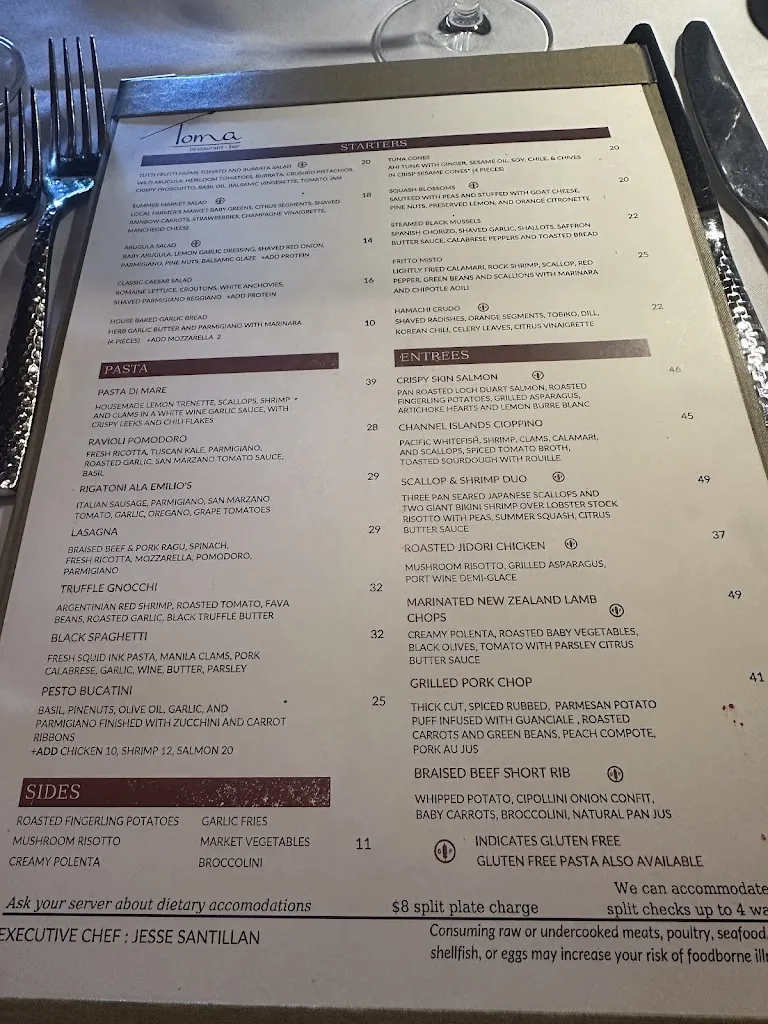 Menu_Toma Restaurant & Bar_Santa Bárbara_image_4