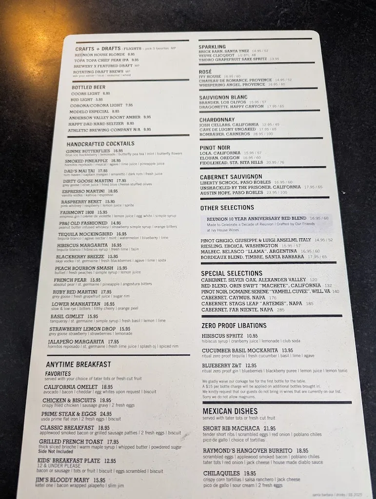 Menu_Reunion Kitchen + Drink_Santa Bárbara_immagine_2