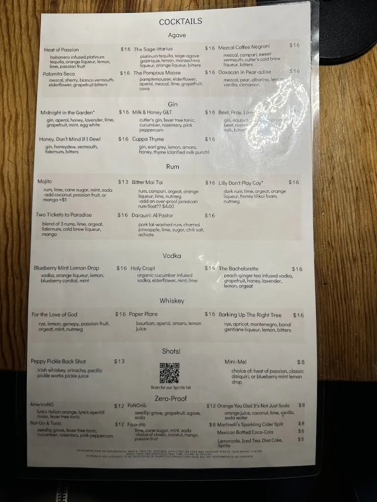 Menu_milk & honey_Santa Bárbara_image_2