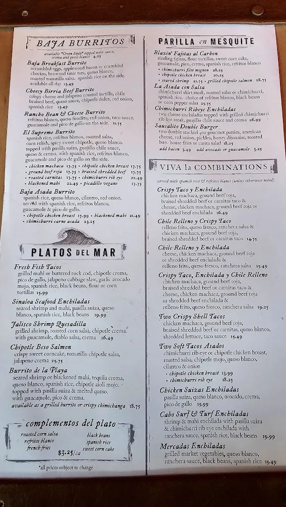 Menu_Sandbar Cocina y Tequila - Santa Barbara_Santa Bárbara_image_2