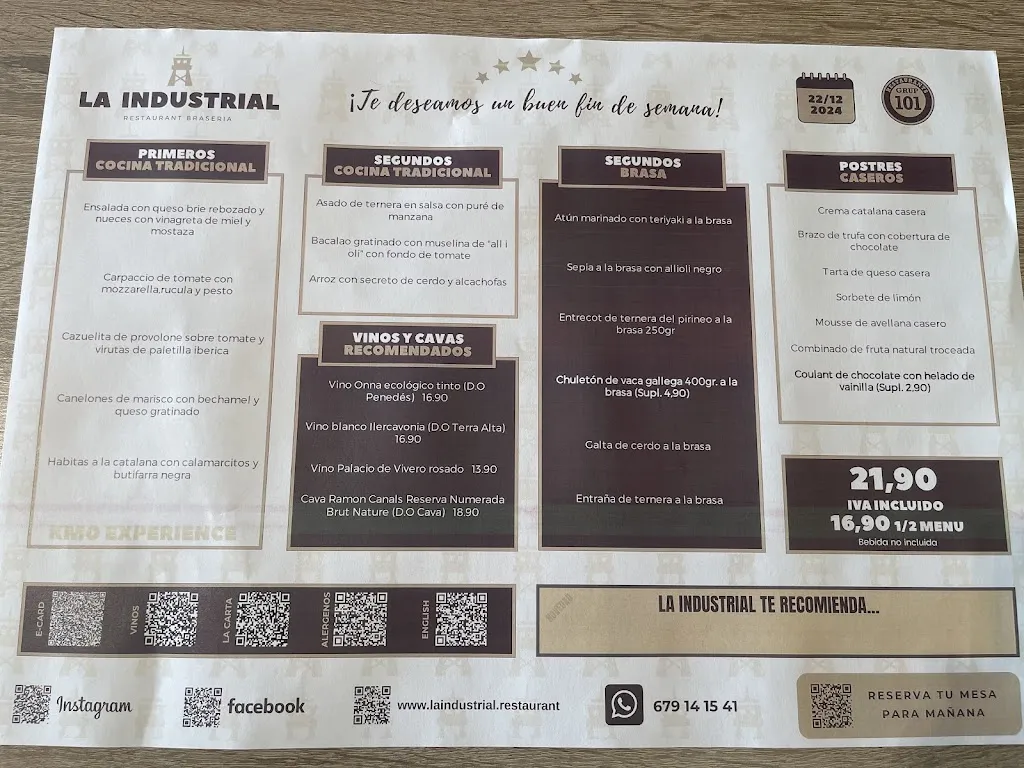 Menu_La Industrial_Santa Oliva_image_4