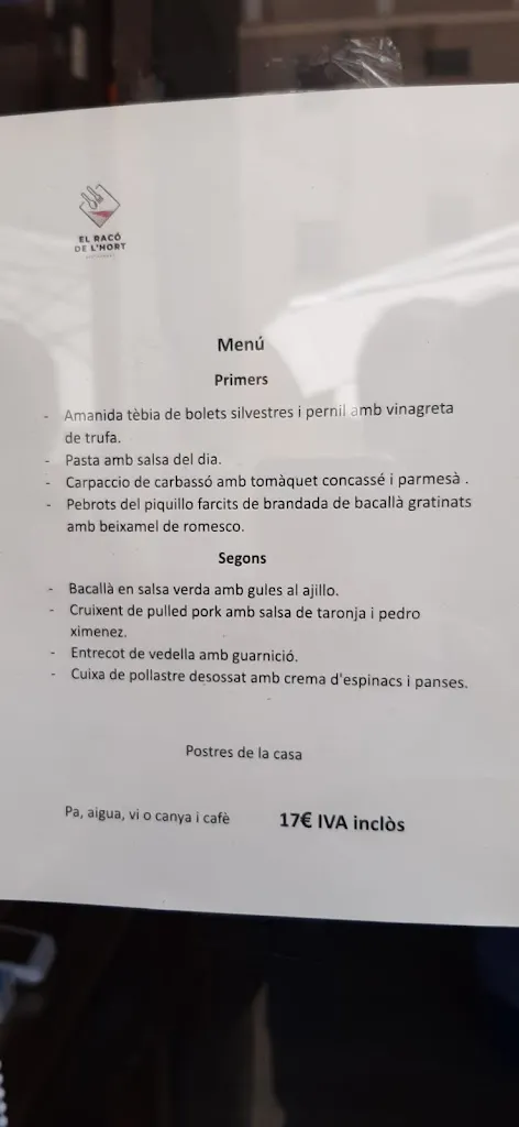 Menu_Restaurant El Racó de L'Hort_Selva del Camp_image_3