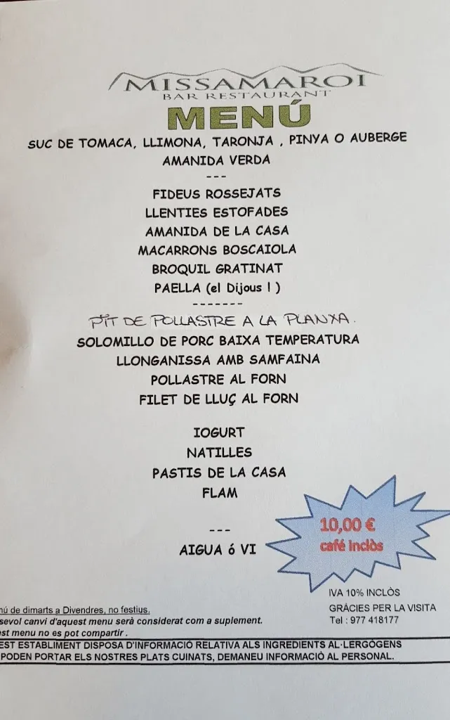 Menu_MISSAMAROI RESTAURANT-PIZZERIA_Tivissa_image_3