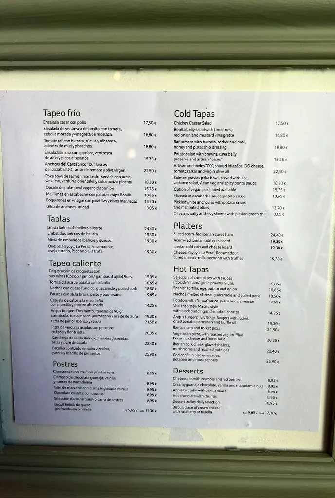 Menu_El Edén Gastrobar_Torre de Espanyol_image_2