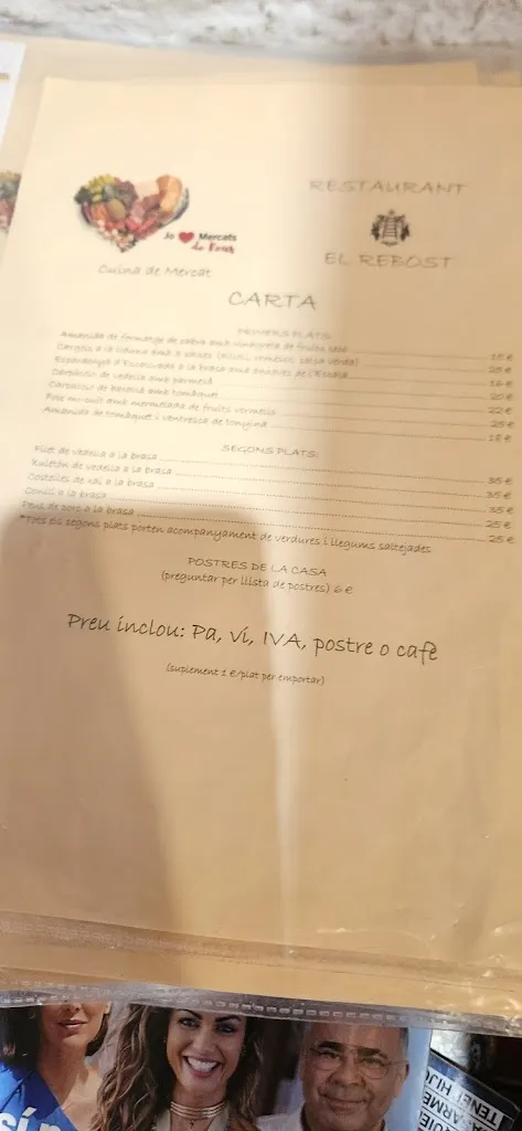 Menu_El Rebost De La Cartoixa Scala dei_Torroja del Priorat_immagine_3