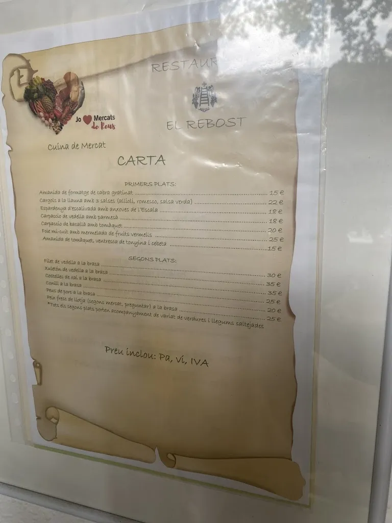 Menu_El Rebost De La Cartoixa Scala dei_Torroja del Priorat_immagine_4