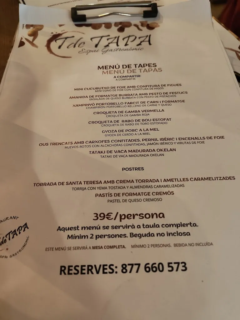 Menü_TdeTapa Tortosa_Tortosa_Bild_2