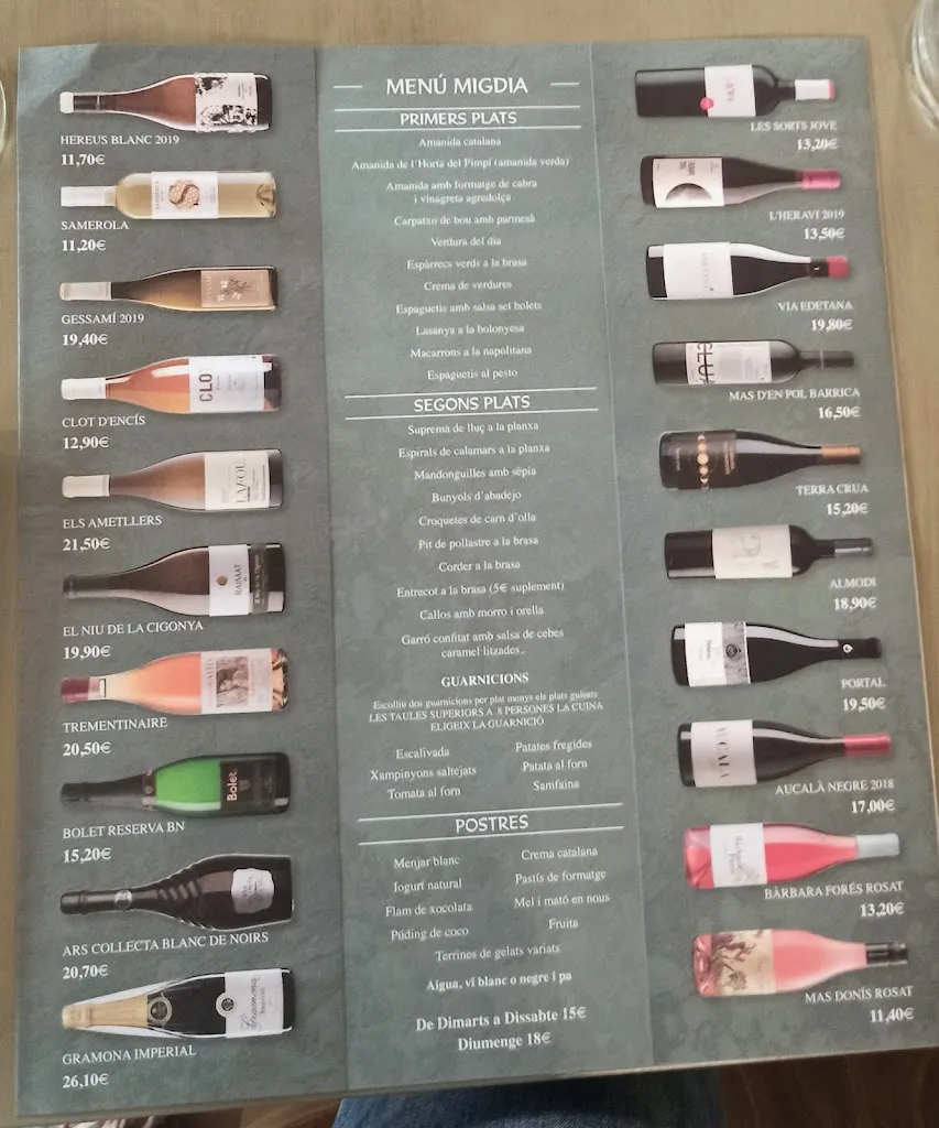 Menu_Restaurant la Torreta de Remolins_Tortosa_image_4