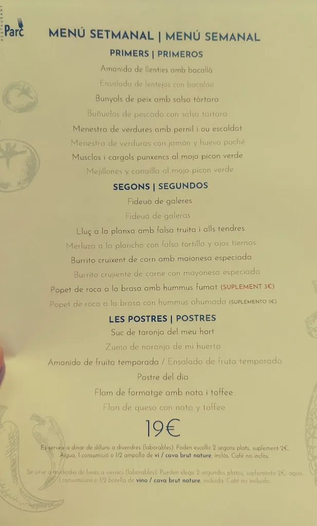 Menu_Restaurant El Parc Tortosa_Tortosa_image_2