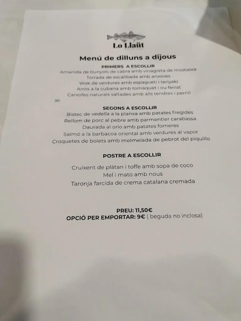 Menu_Restaurant lo Llaüt_Tortosa_immagine_4