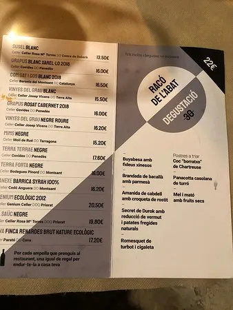 Menu_Racó de l'Abat_Tarragona_image_2