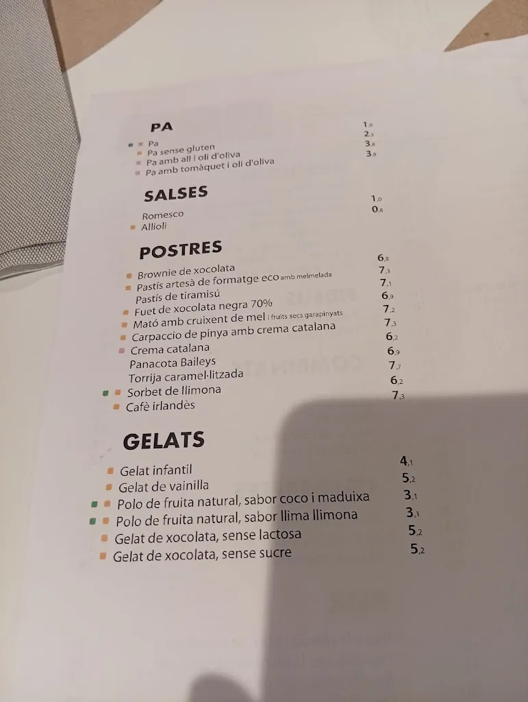 Menu_El Pòsit_Tarragona_immagine_2