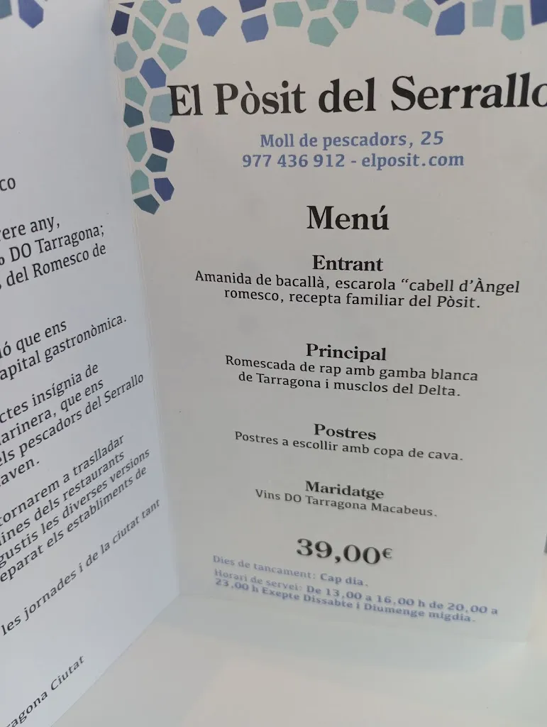 Menu_El Pòsit_Tarragona_immagine_3