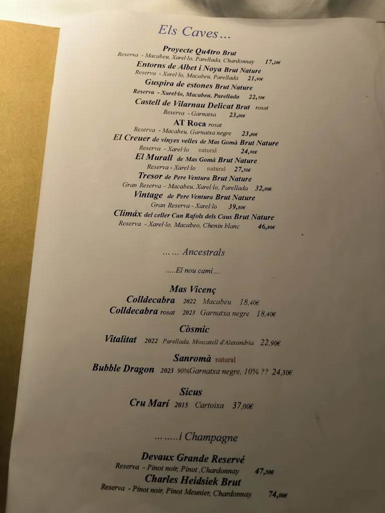 Menu_El Llagut_Tarragona_image_1