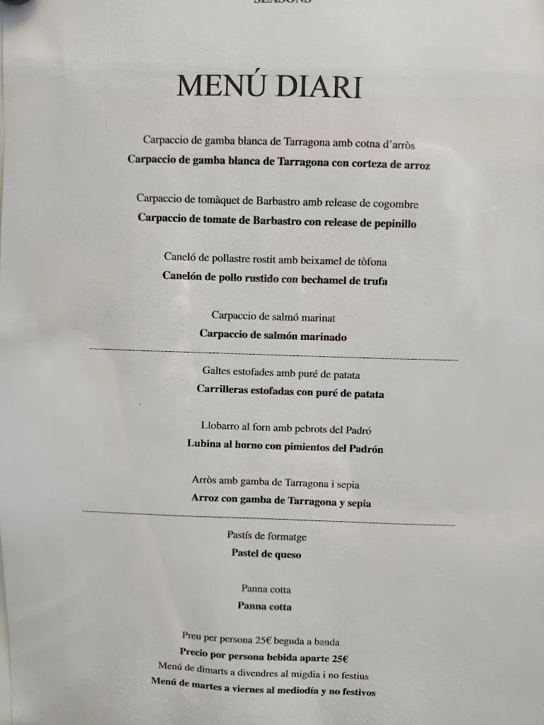 Menu_Restaurant Nàutic by Seasons_Tarragona_image_2
