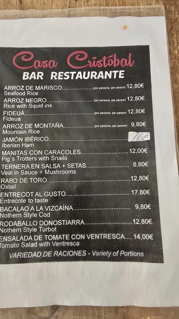 Menu_Casa Cristobal_Garrucha_image_2