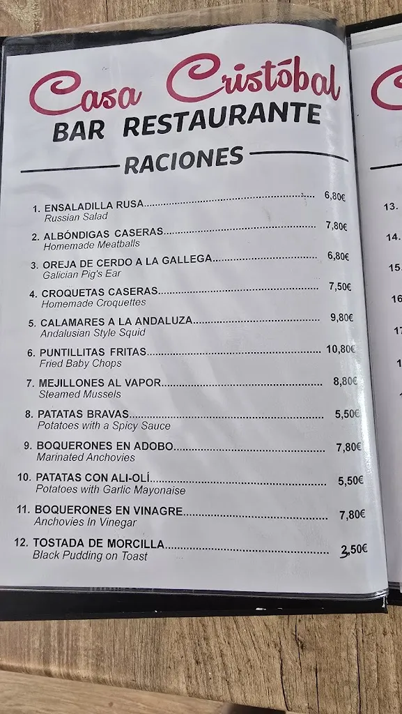 Menu_Casa Cristobal_Garrucha_image_3