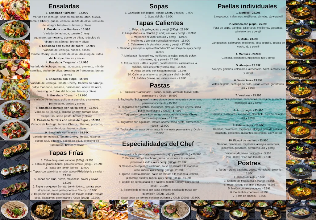 Menu_Restaurante Miracle_Tarragona_immagine_1