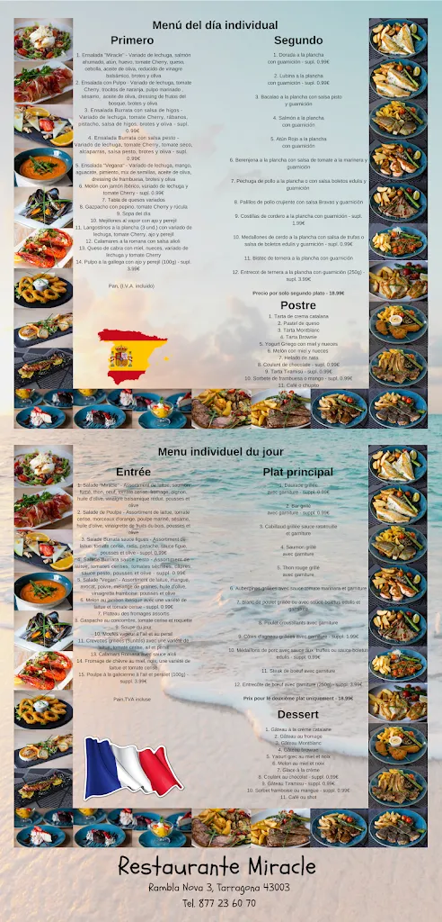Menu_Restaurante Miracle_Tarragona_immagine_3