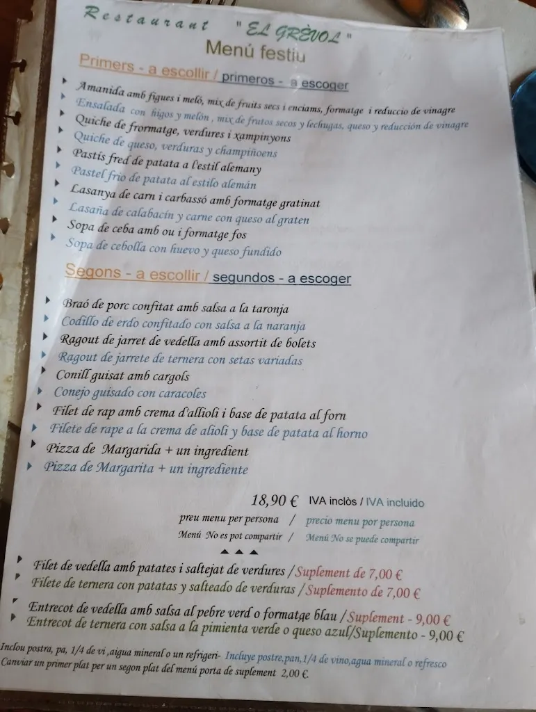 Menu_Restaurant El Grèvol_Vallclara_image_2