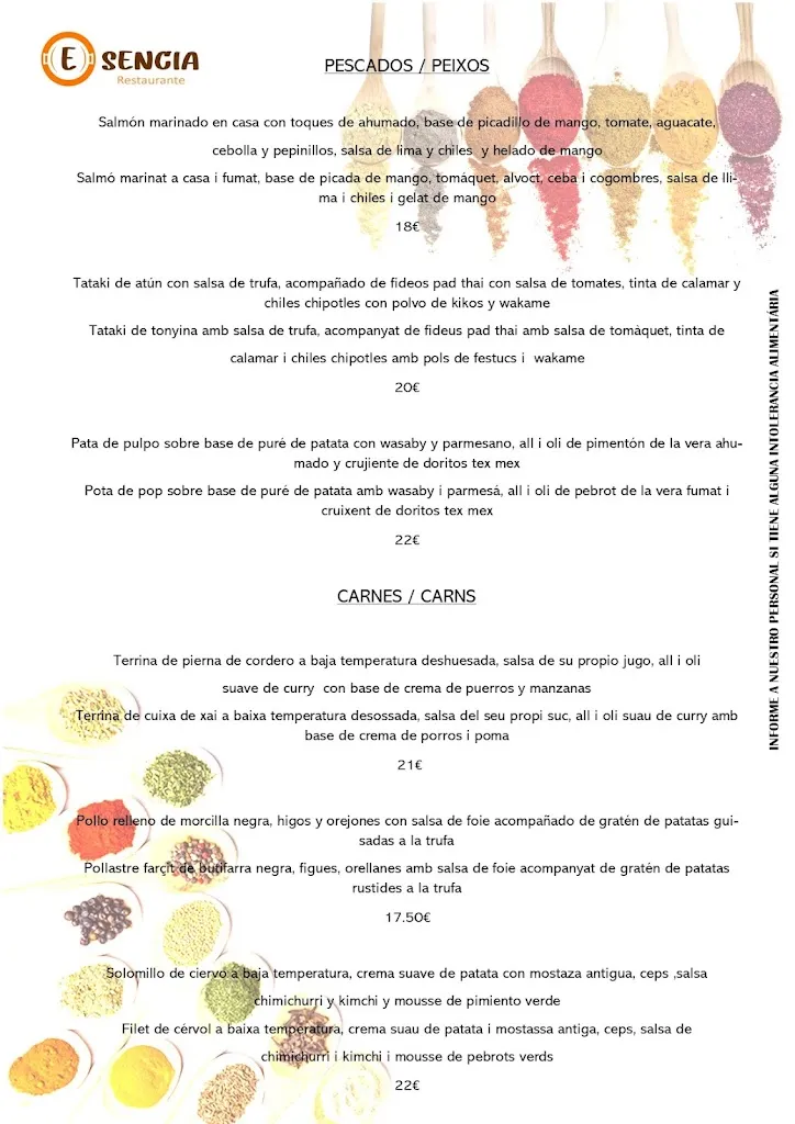 Menu_Restaurant Esencia_Vendrell_image_4