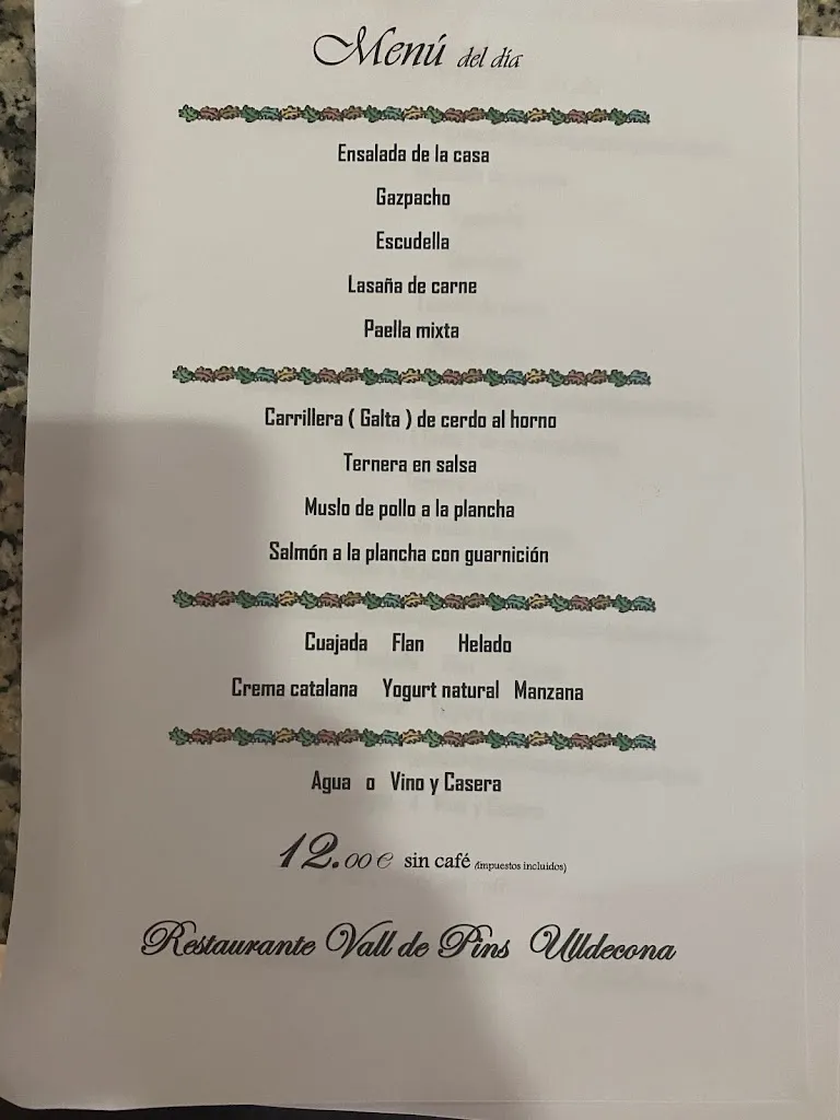 Menu_Restaurant Valldepins Ulldecona_Ulldecona_image_1