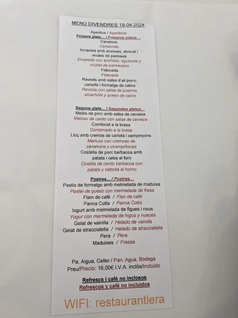 Menu_L’Era Restaurant_Ulldecona_image_3