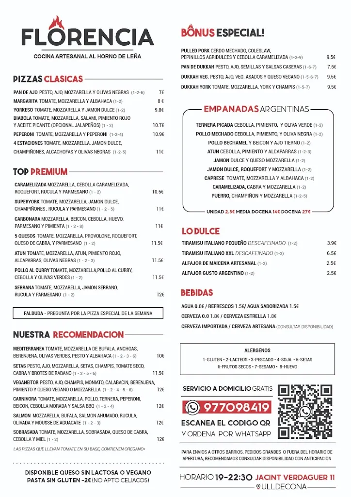 Menu_FLORENCIA PIZZAS Y EMPANADAS_Ulldecona_image_1