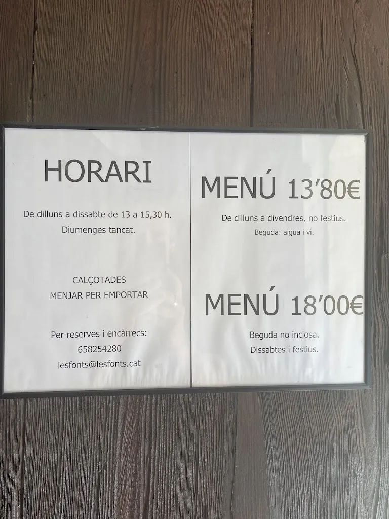 Menu_Restaurant Les Fonts_Vila-rodona_image_3