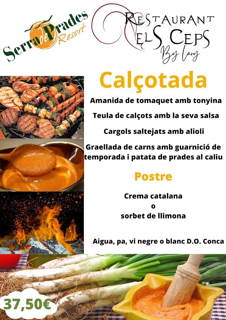 Menu_Restaurant Els Ceps_Vilanova de Prades_image_2