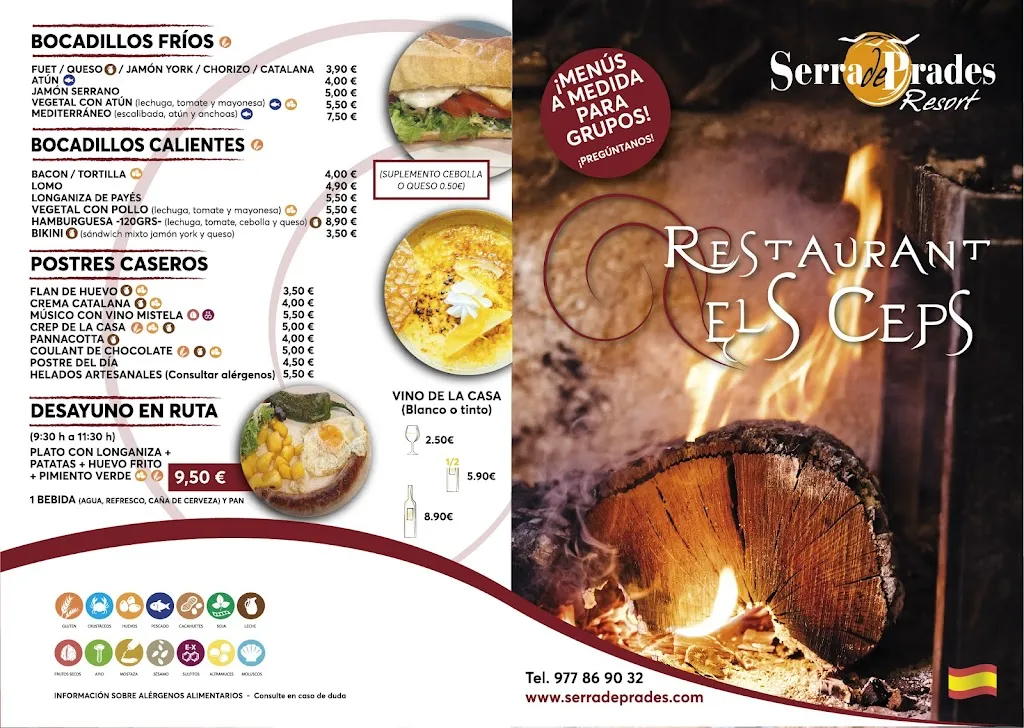 Menu_Restaurant Els Ceps_Vilanova de Prades_image_3
