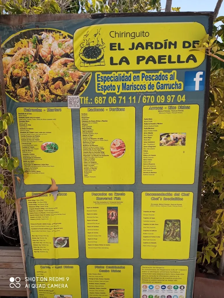 Menu_El Jardin de la Paella_Garrucha_image_2