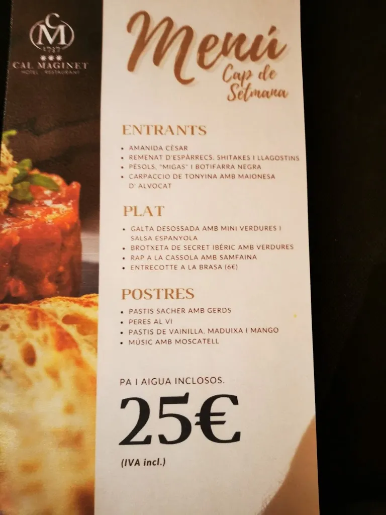 Menu_Restaurant Cal Maginet_Vilaverd_image_3