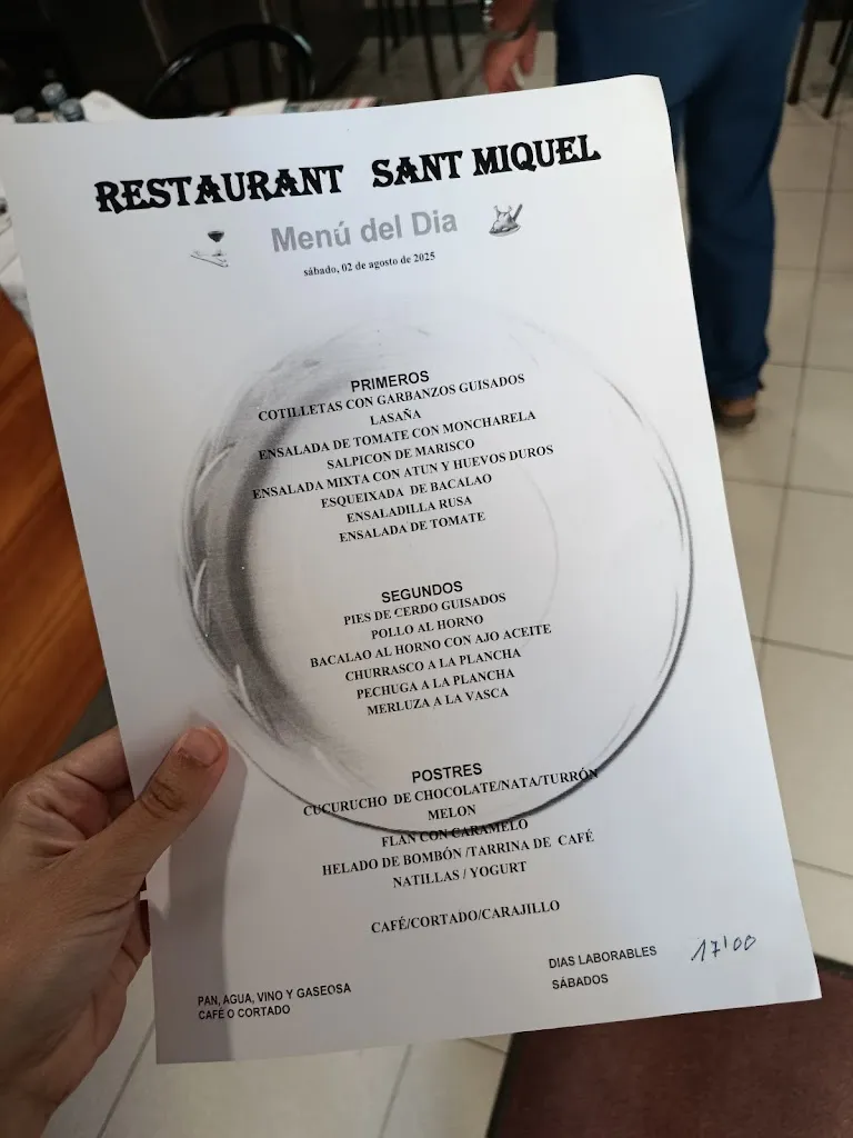 Menu_Bar Restaurant Sant Miquel_Vinebre_immagine_1