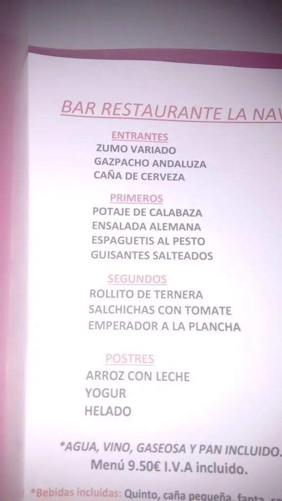 Menu_Bar Restaurant la Nau_Vila-seca_image_4