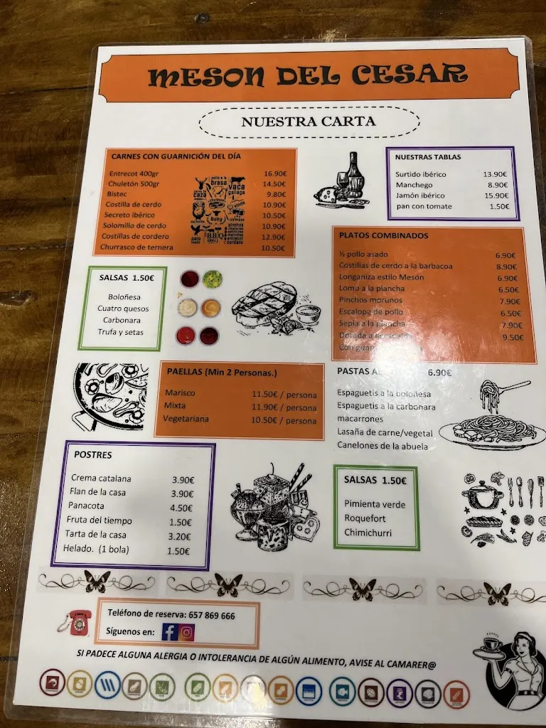 Menu_Bar y Restaurante Meson de Cesar_Vila-seca_image_2