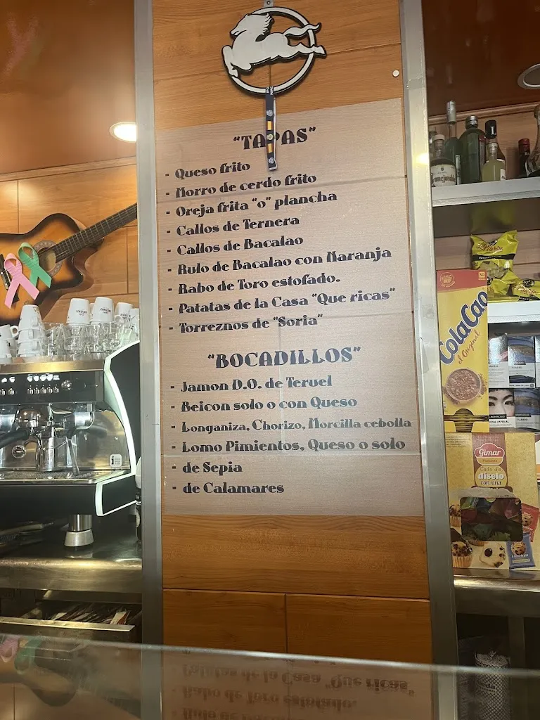 Menu_Bar Restaurante Pegaso_Aguatón_image_1