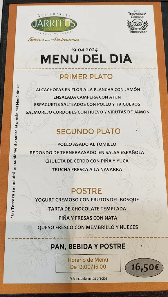 Menu_Taberna El Rincón de Jose_Josa_image_1